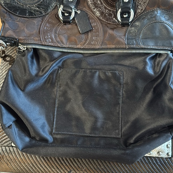 Coach Ashley Pieced Patchwork Snaphead Satchel/Shoulder Bag (Style #F15474)(EUC) - Picture 14 of 15